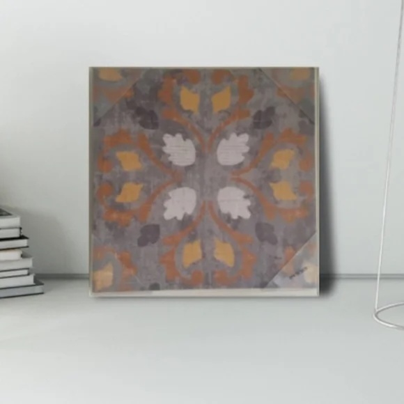 Yellow And Gray Modern Wall Decor 15x15 (2 Piece Set) - Picture 2 of 5